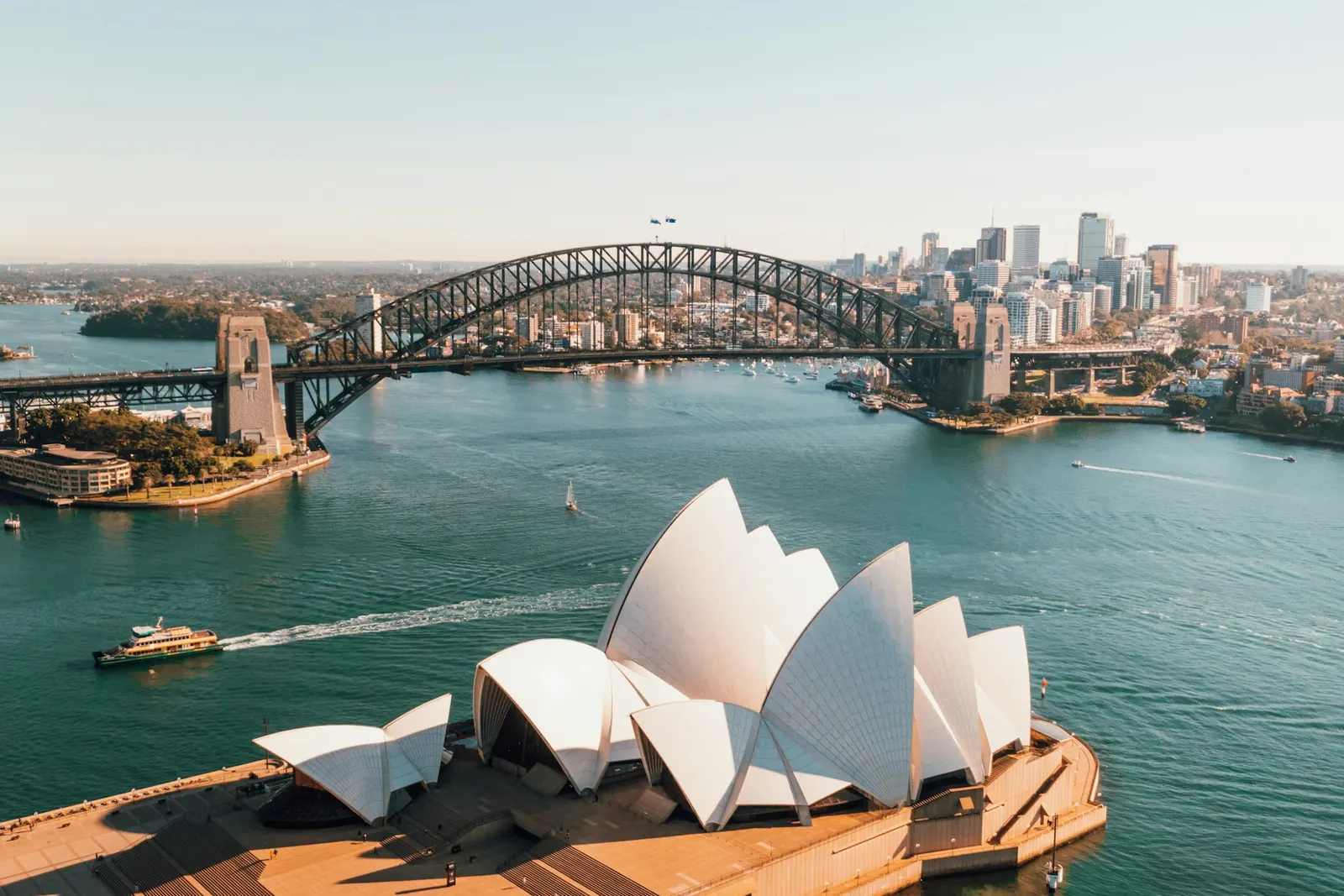 The Opera House and Sydney Harbour