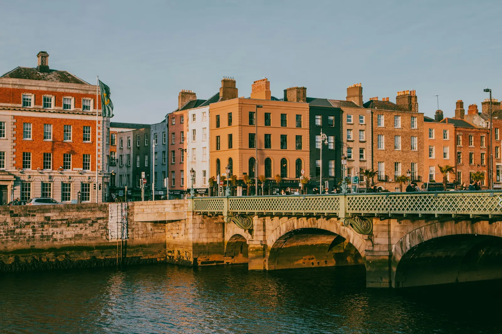 Georgian quays along the River Liffey, Dublin