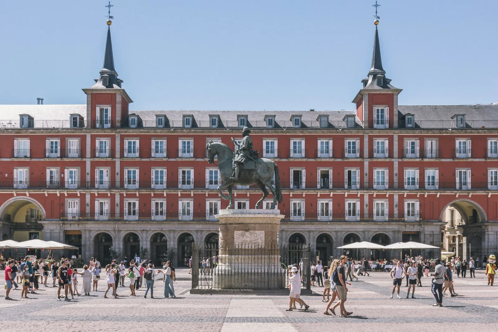Plaza Mayor in the old centre of Madrid