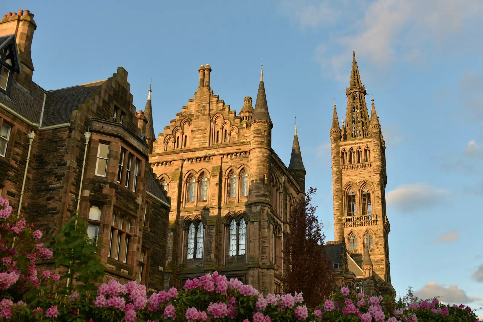 The University of Glasgow in summer