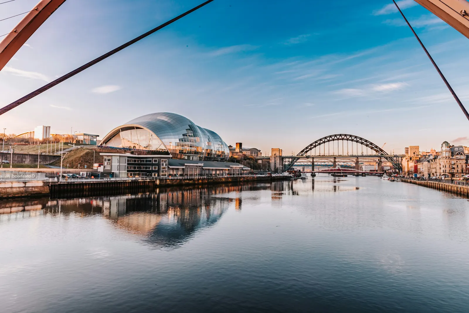 The Quayside and the bridges over the Tyne, Newcastle