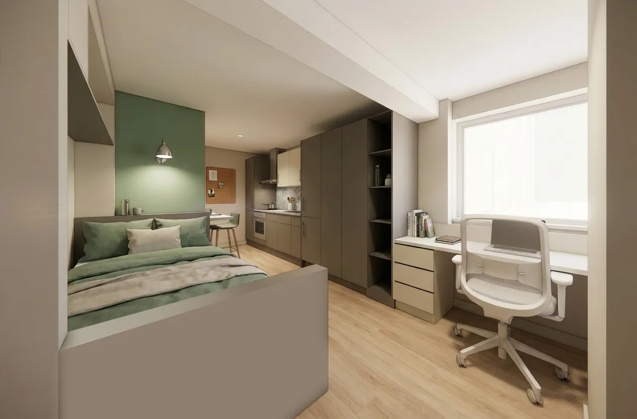 Luxury Studio at Green Wood Court