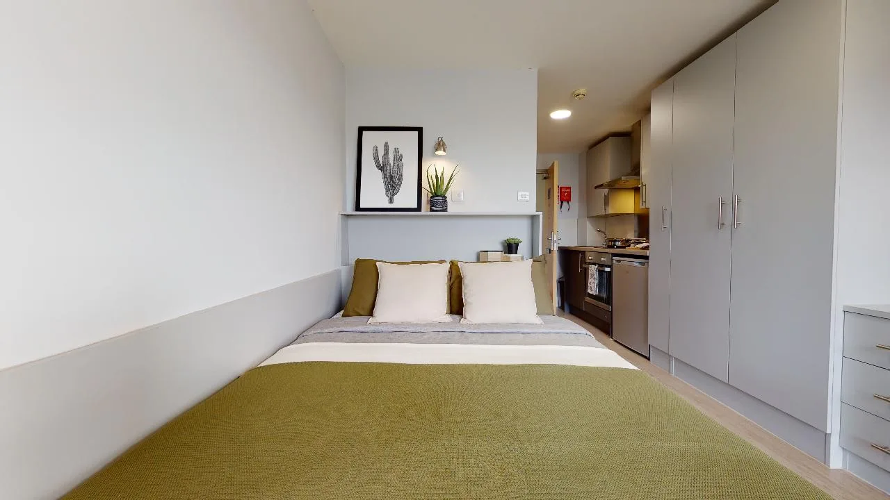 Great value self-contained living in our bronze studio plus at iQ Grove