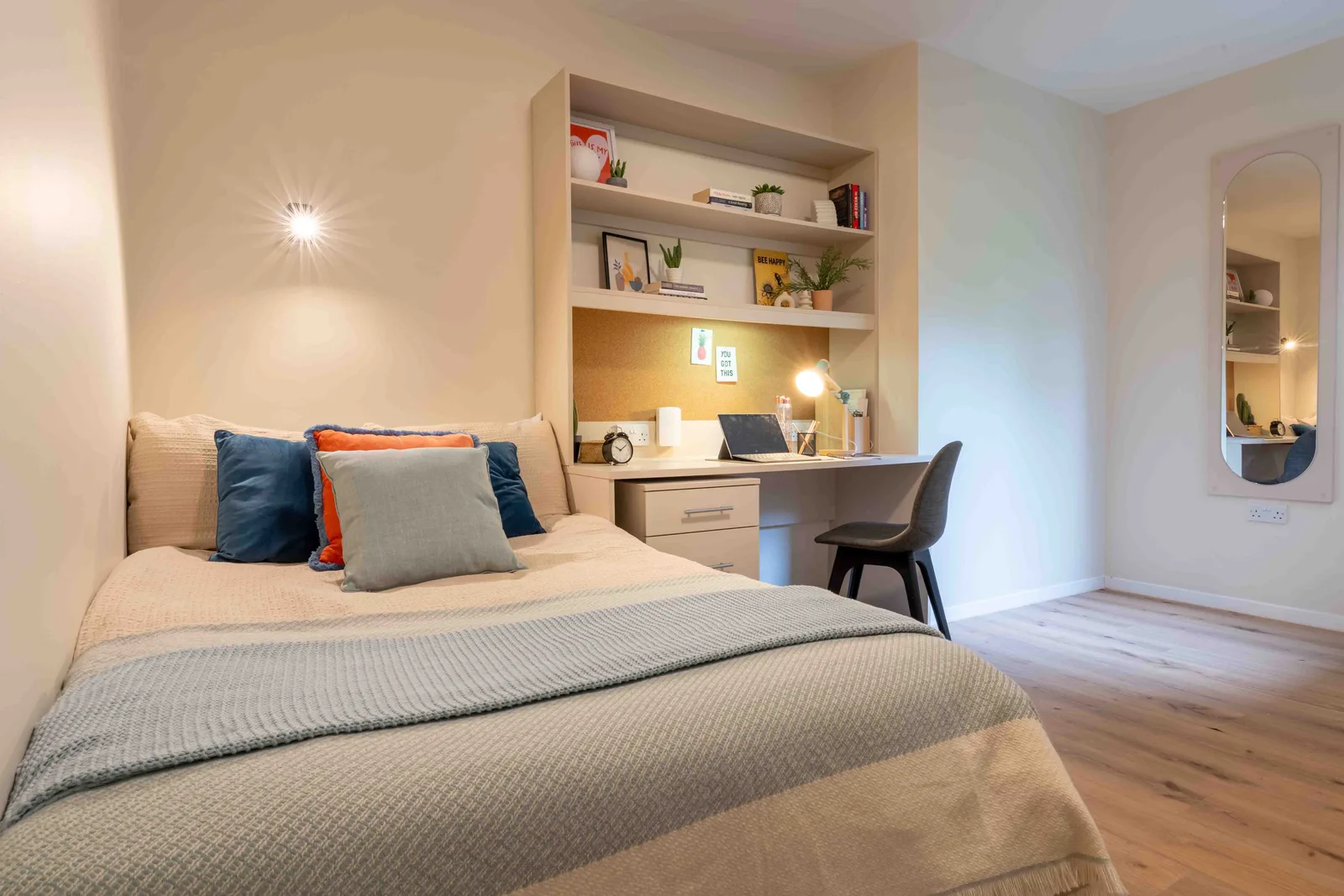 Go for maximum space in the gold en suite at iQ The Pad