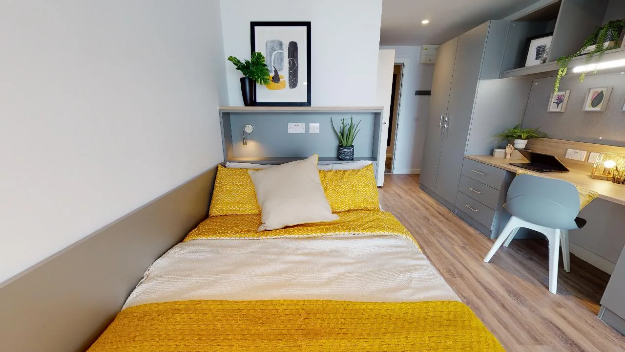 More space and excellent views in our gold studio at iQ Altus House