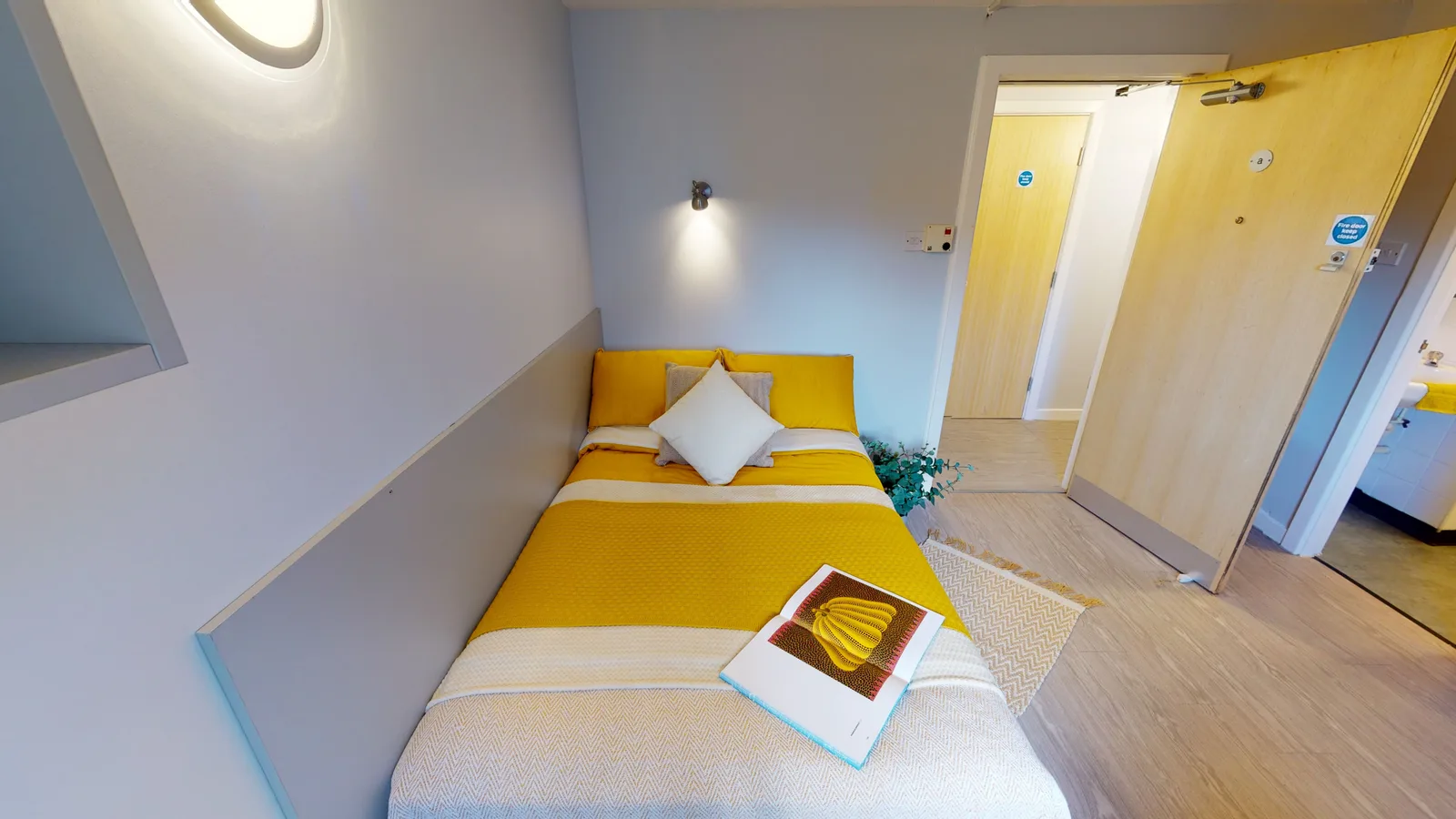 Upgrade with a contemporary feel in our platinum mini studio at iQ Great Newton House