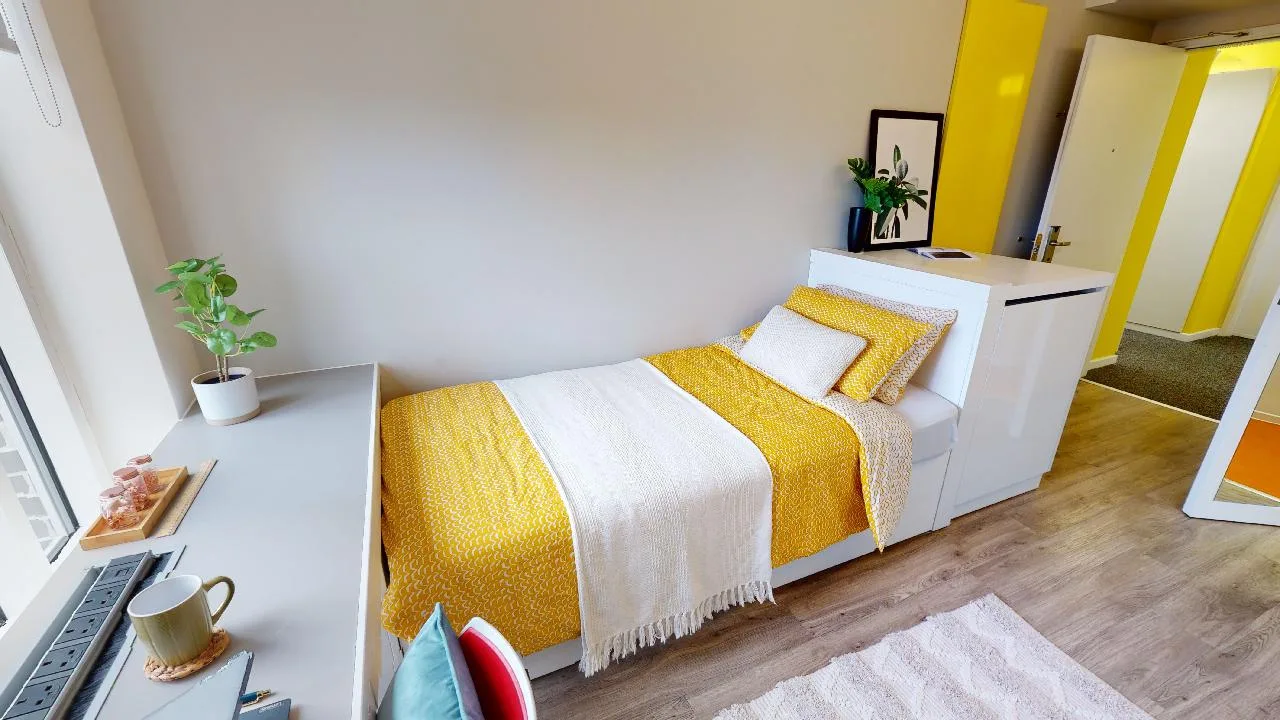 Get more living space in the well-equipped medium studio at iQ East Court