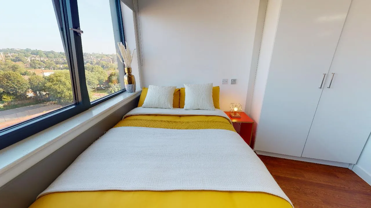 Get the largest space and the best view in the deluxe plus studio at iQ Haywood House