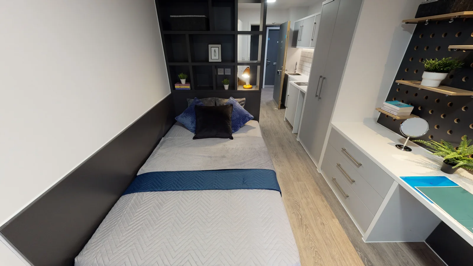 Stylish student living with great views in our bronze studio deluxe at iQ Shoreditch
