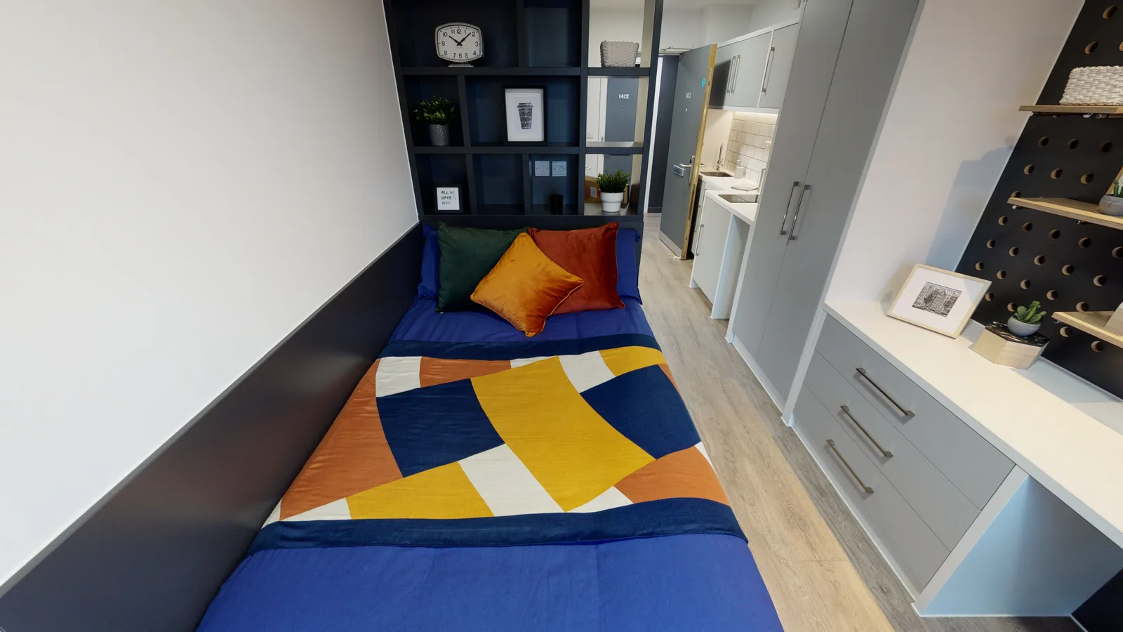 Refurbished spacious layout in our gold studio premium at iQ Shoreditch