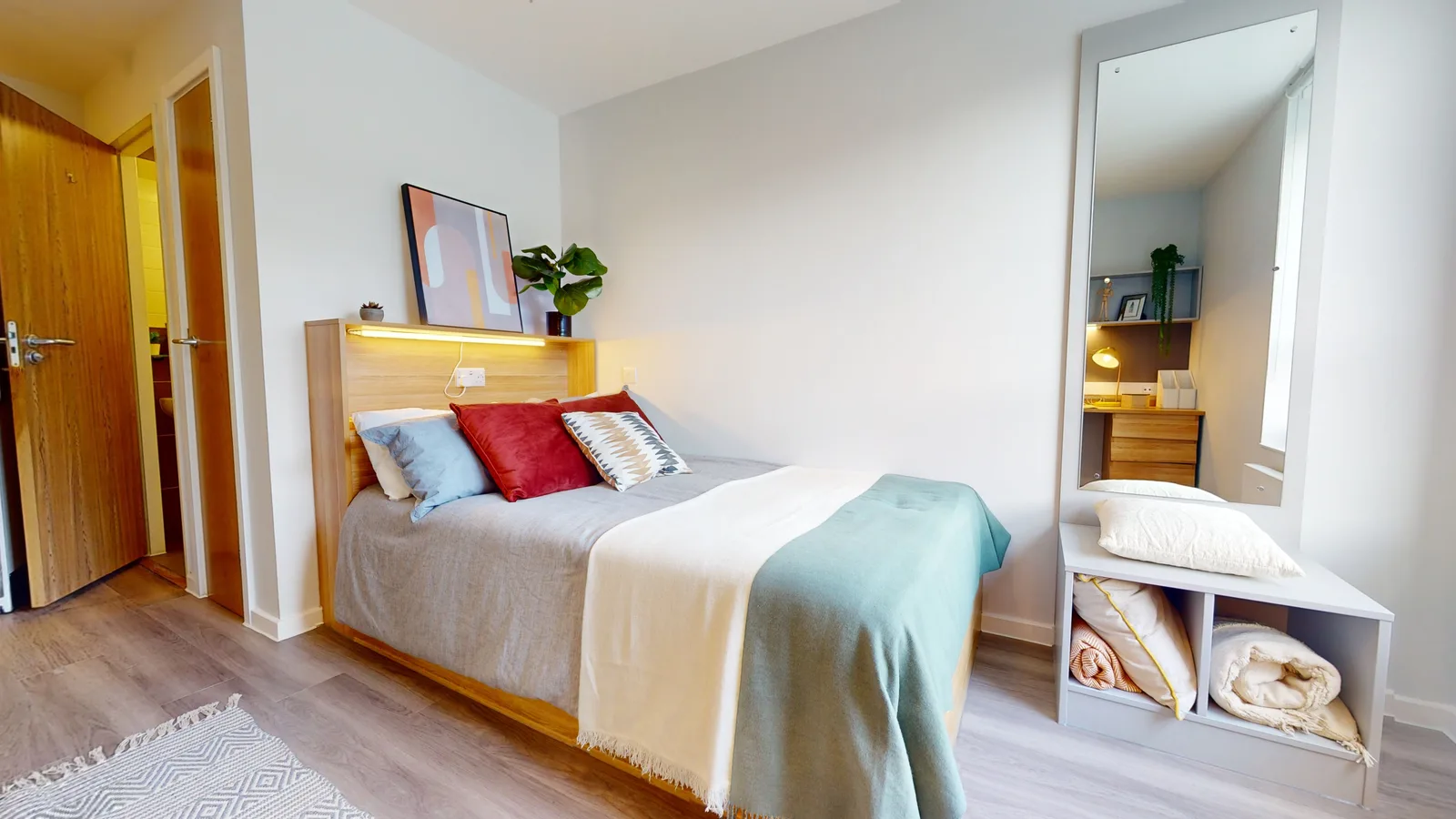 More privacy and functionality in our bronze studio plus at iQ Sterling Court
