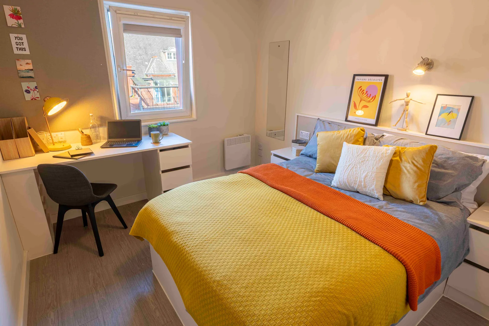 Private living with extra space in our gold one bed at iQ Kerria Apartments