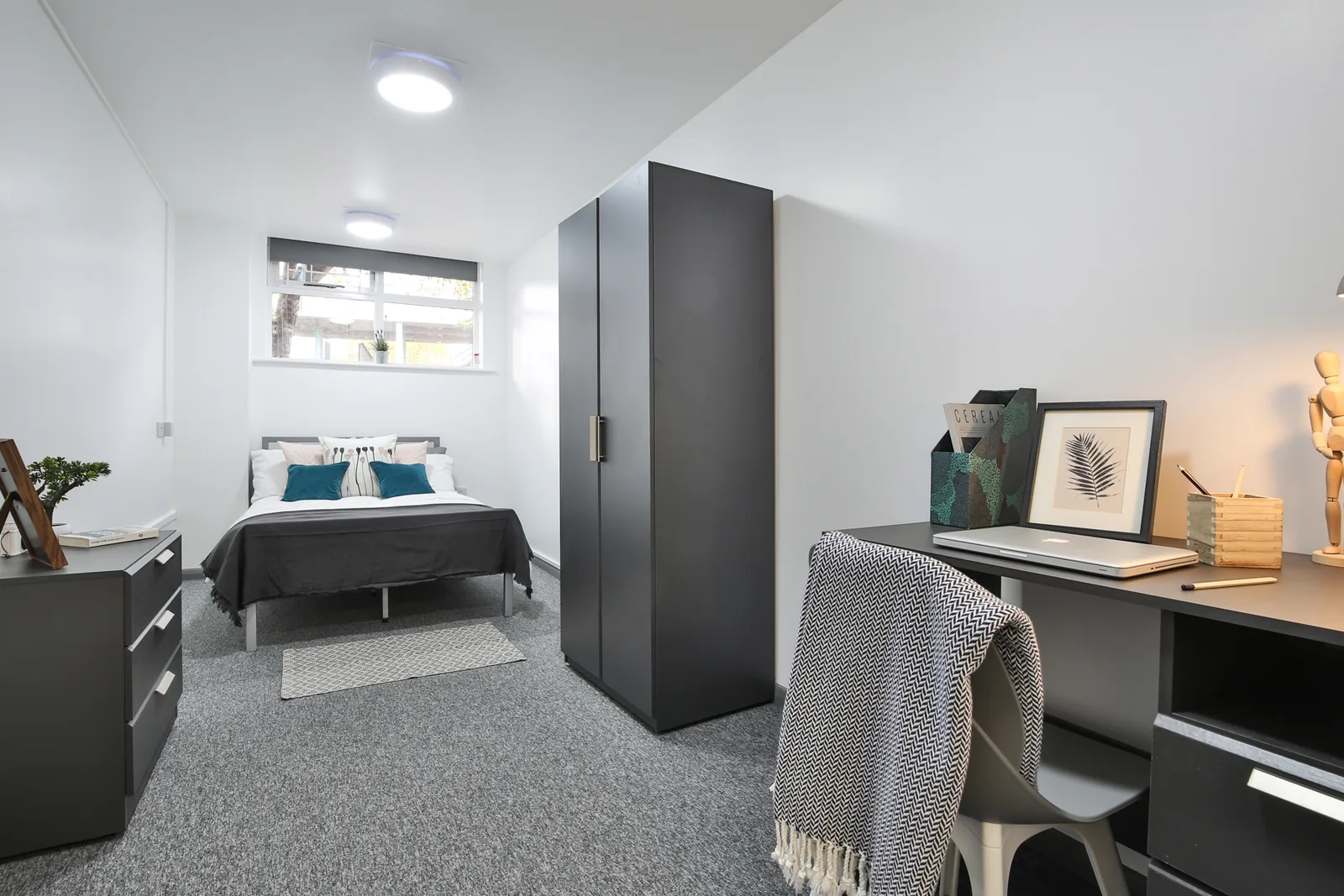 Superb value accommodation with a double bed at iQ Stephenson House