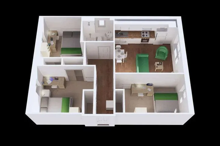 Premium Plus – 3 & 4 Bed Flat at Trinity Court