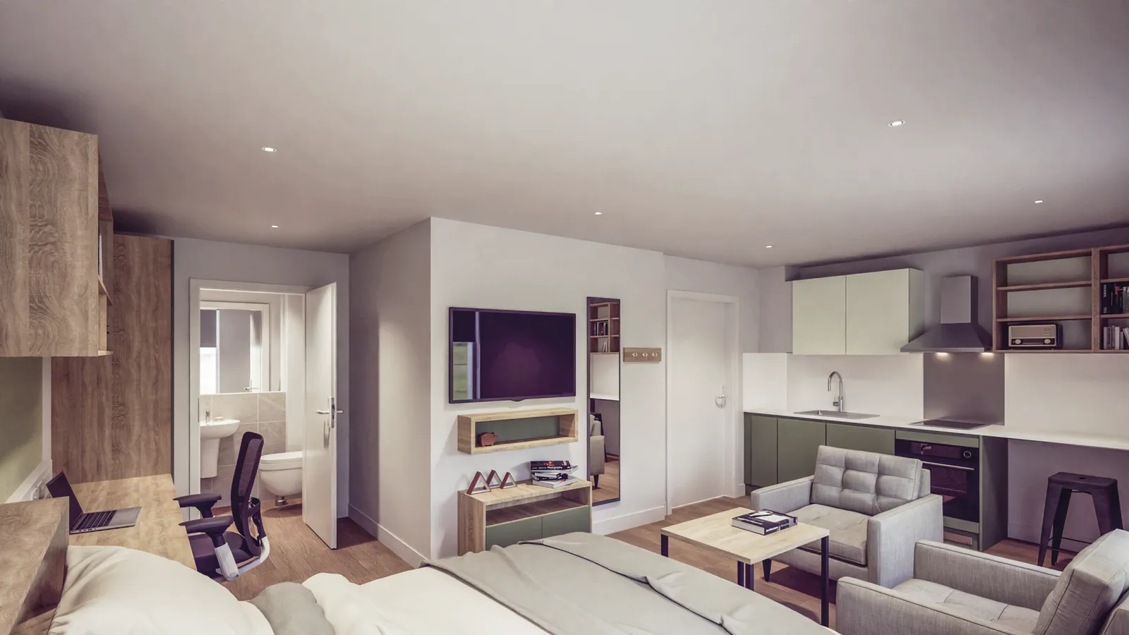 Standard Studio at St Chads Student Village