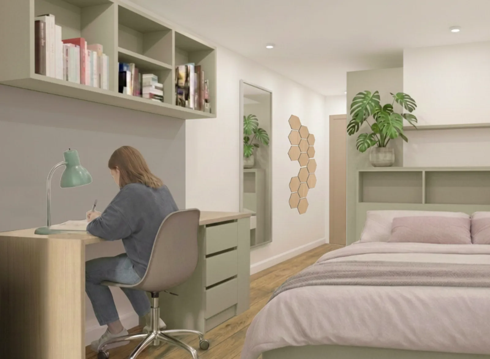 Refurbished En Suite Bedroom at Ropemaker Court