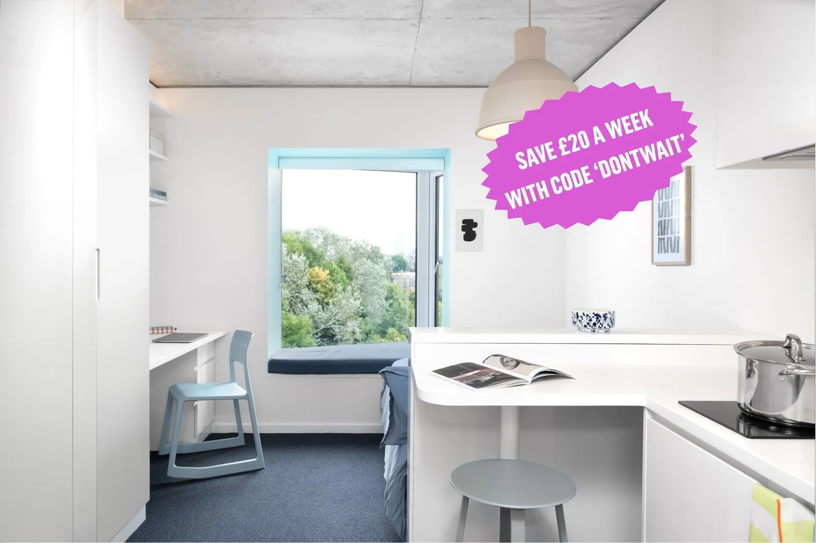 Studio Standard at Mile End Student Accommodation